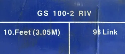 NEW GOLDSPEC GS-100-2-RIV ROLLER CHAIN 10FT 96 LINK 1-1/4" PITCH GS1002RIV