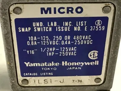 USED YAMATAKE 1LS1-J