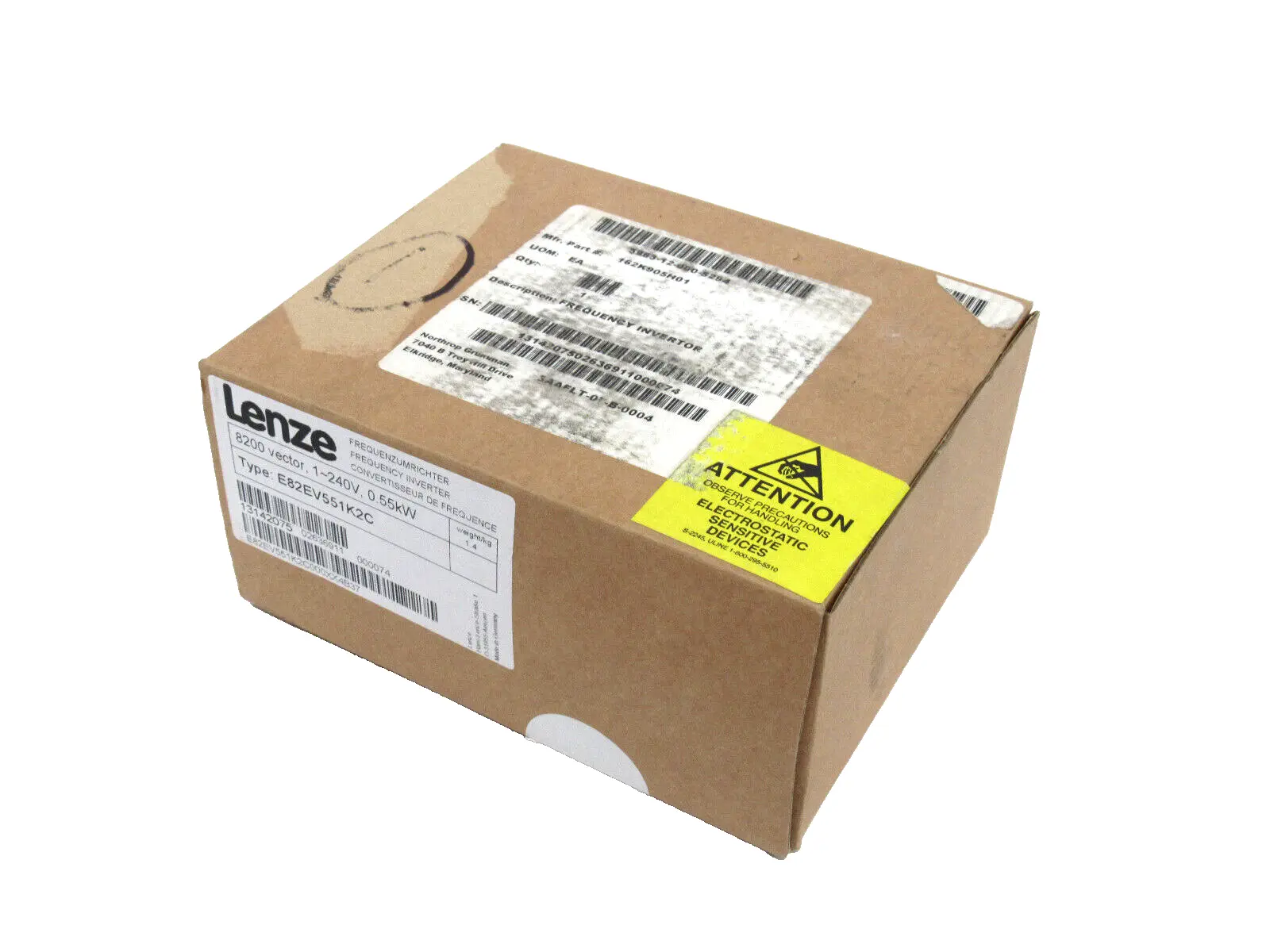 NEW LENZE E82EV551K2C FREQUENCY INVERTER 8200 VECTOR 13142075