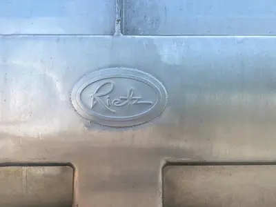 Used Rietz Double Ribbon Blender, 150 Cubic Feet