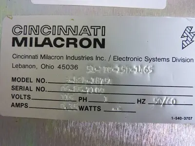 USED CINCINNATI MILACRON 3-424-1875A