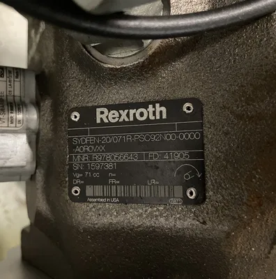 Bosch Rexroth 500 Gallon Stainless Steel Hydraulic Power Unit