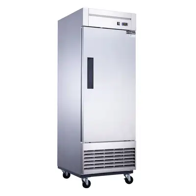 New | in-Stock Dukers New Dukers D28R Stainless Steel Single Solid Door Commercial Reach-in Refrigerator Refrigerators Illinois US | Falcon Restaurant Supply #1376395