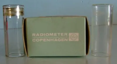 QTY. 2. COPENHAGEN RADIOMETER 951-609 GLASS CYLIND...