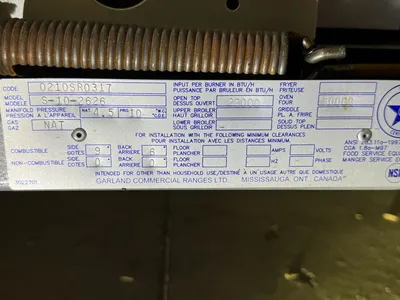 Used US Range Used 60" U.S. Range S-10-2626 Natural Gas 10 Burner Range with 2 Ovens Commercial Ranges Illinois US | Falcon Restaurant Supply #1375333