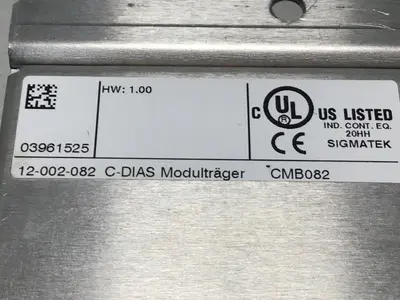 USED SIGMATEK 12-002-082
