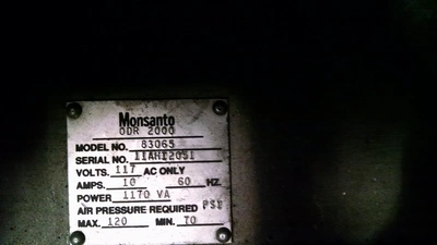 Monsanto ODR 2000 Rheometer