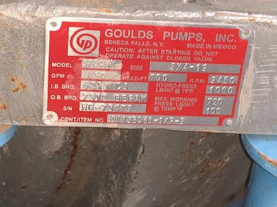 USED Goulds 3700 HX