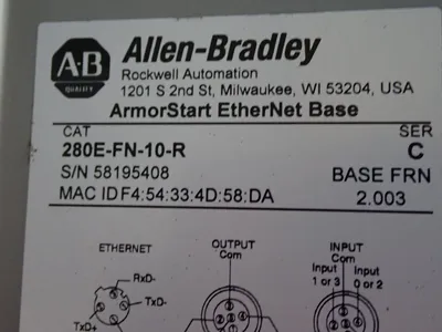 USED ALLEN BRADLEY 280EFN10R