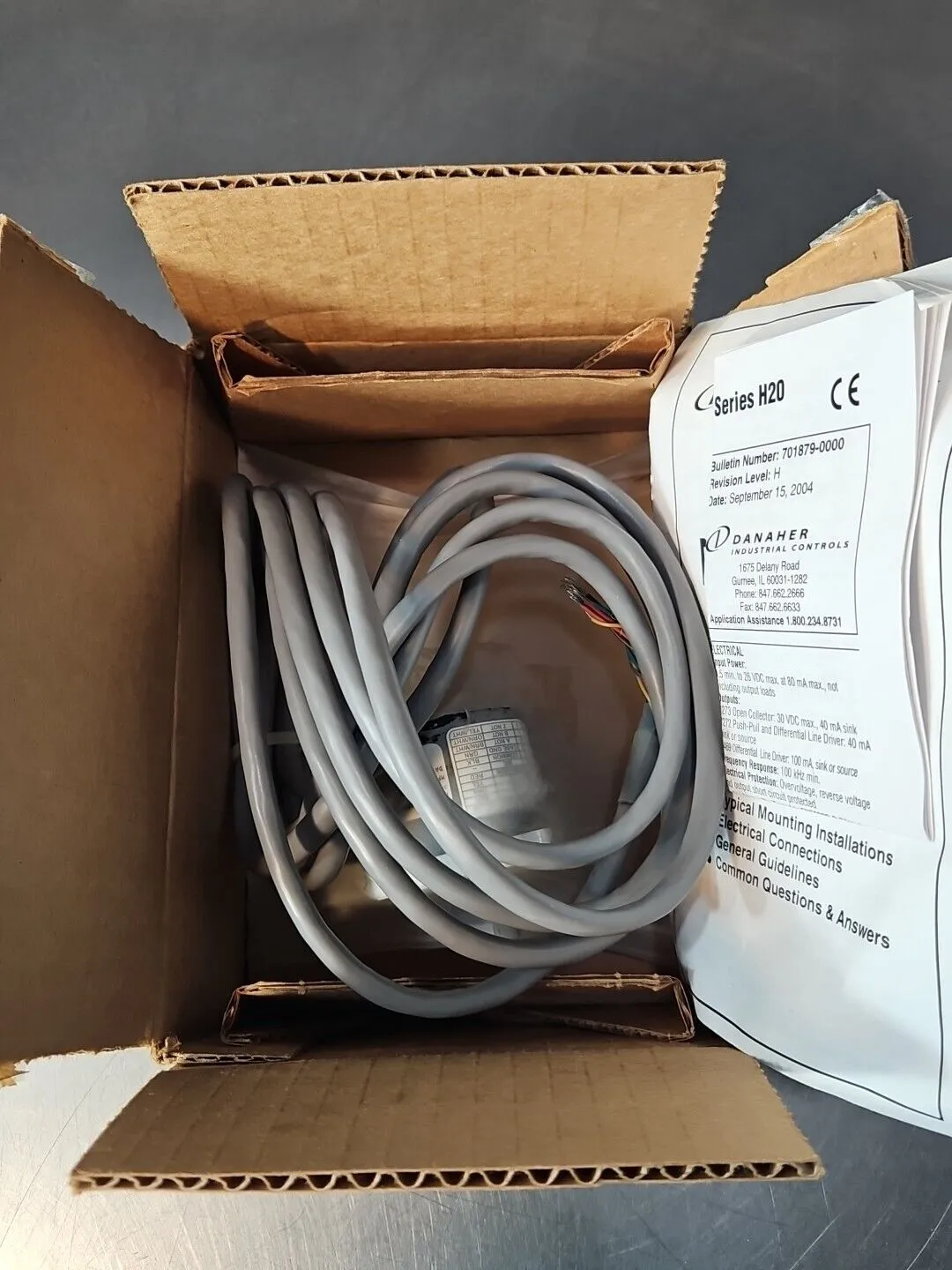 DYNAPAR H23102410032A 3/8" FLT5-26V PP 10' CBL. Loc6E-1
