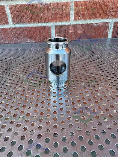 Used BBS SYSTEM 223169 STAINLESS STEEL IN LINE SIGHT GLASS W/ 1 1/2" SANITARY FITTING Glassware - Other | Equipment Lab #486615