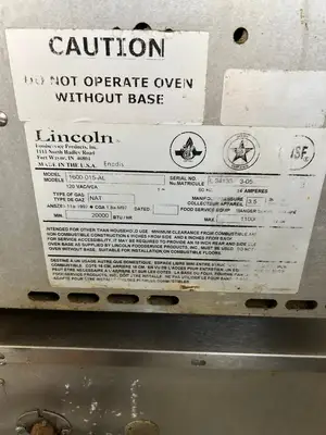 Lincoln Impinger 1600-015-AL Conveyor Pizza Oven Double Stack Fully Refurbished