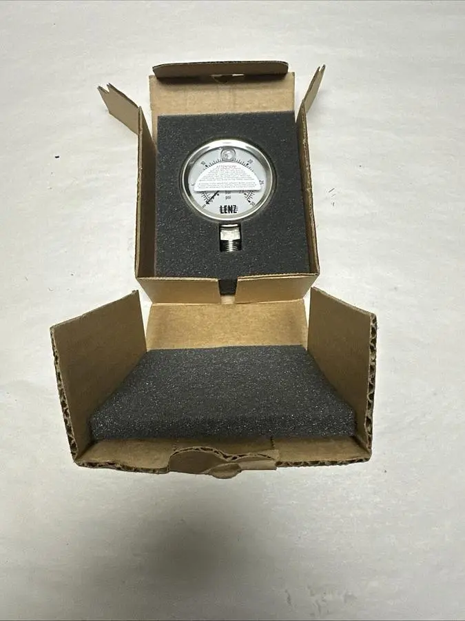 New | in-Stock LENZ SS-30-25 Universal Pressure Meters | Surplus Asset Holdings #1219065