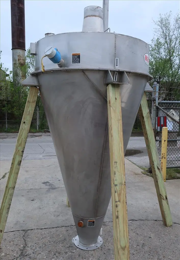 SPC8509  Bin Hopper Silo 38 cu.ft., bulk storage bin, Stainless Steel