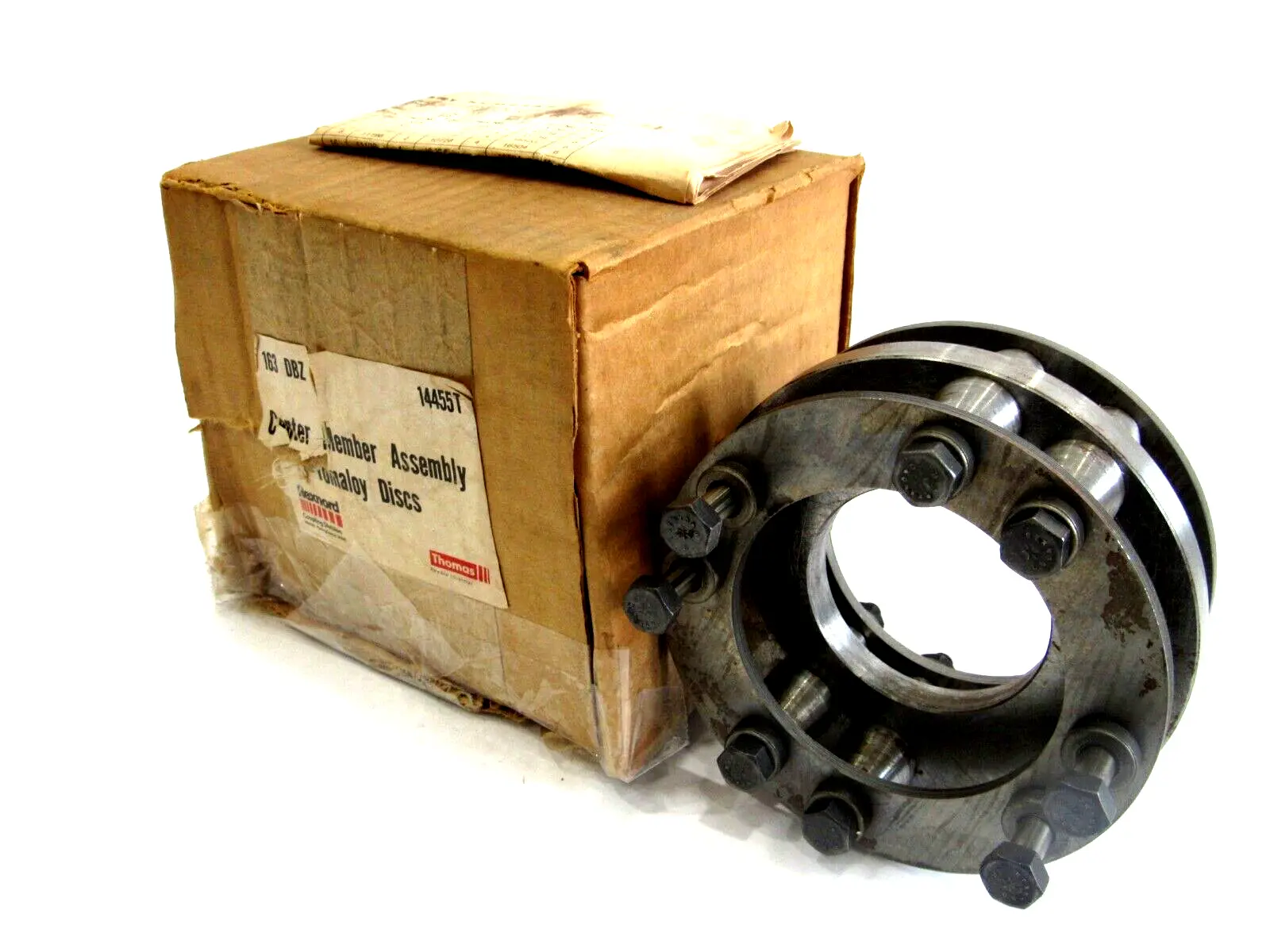 NEW REXNORD 163-DBZ 14455T TOMALOY DISCS 163DBZ 14455T