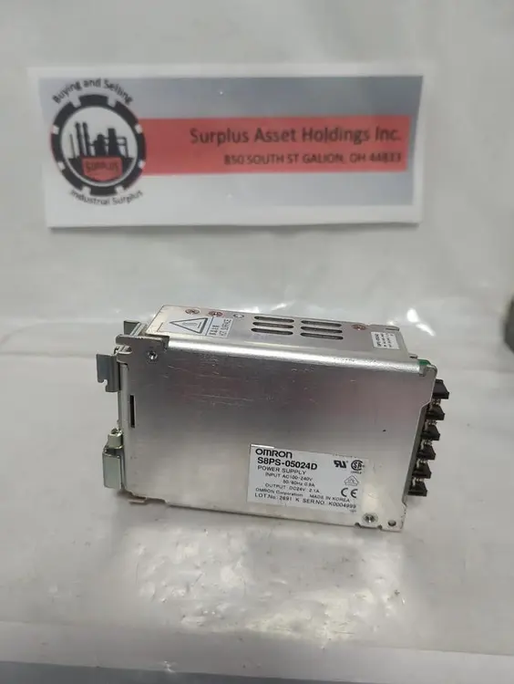 Used OMRON S8PS-05024D Miscellaneous Equipment (Electrical & Power) Ohio US | Surplus Asset Holdings #1441544
