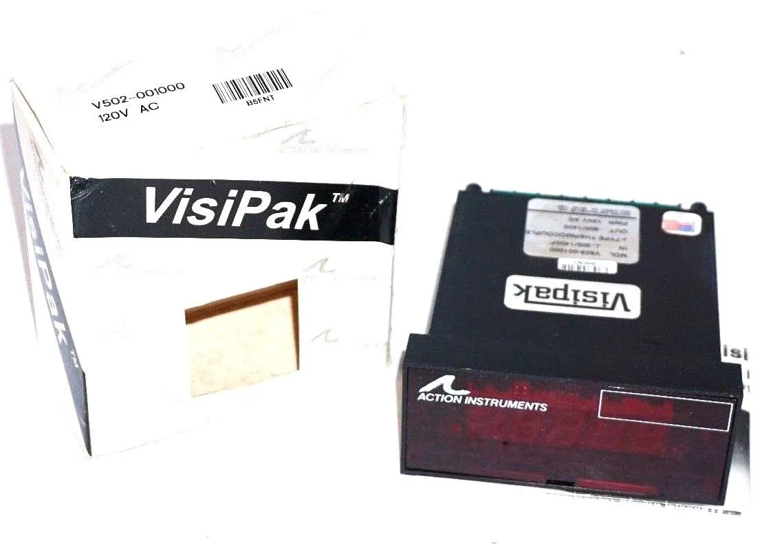 NEW VISIPAK V502-001000 DIGITAL DISPLAY 120V AC V502001000