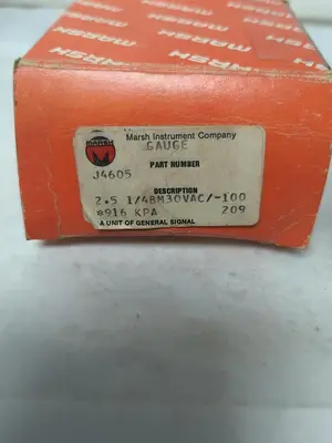 New | in-Stock MARSH J4605 Universal Pressure Meters | Surplus Asset Holdings #1217709