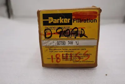 NEW OPEN BOX PARKER 927093-74W-YJ/ 92709374WYJ  FILTRATION STOCK H145A