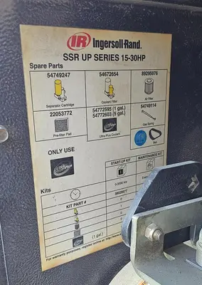 USED 2005 INGERSOLL RAND SSR UP6-20-125