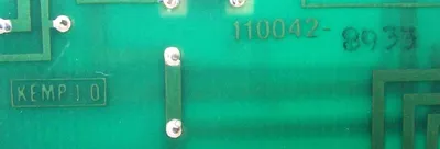 USED 30002650-B CIRCUIT BOARD 110042-8933 AMP-8931C 745104-1 KEMP10