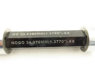 R&K Tool Plug Guage Go Nogo 25.4mm 29.52mm 30.15mm 31.687mm 34.938mm Lot of 5