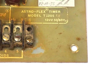FLEX-KLEEN T5205 TIMER BOARD 120V