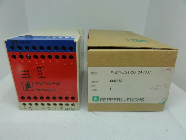 New | in-Stock PEPPERL+FUCHS WE77/EX1-2U Relays & Switches Connecticut US | BG Industrial Surplus #472290