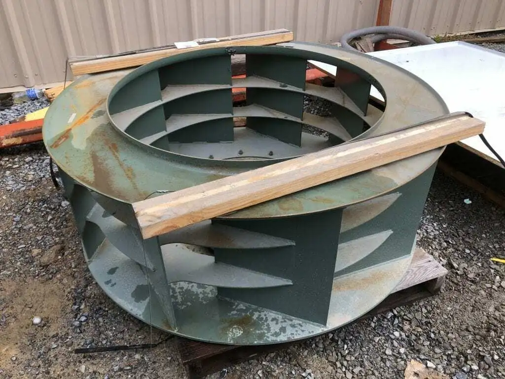 NYB New York Blower Company 55-1/2″ X 20″ Cast Iron Centrifugal Blower Wheel