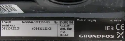 NEW GRUNDFOS MTR1-8/8 A-M-A-HUUV PUMP 98357578 MTR188AMAHUUV