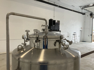 Used PSYCHO BREW JACKETED CONICAL FERMENTER/UNITANK 10BBL Dish & Cone Bottom Tanks Michigan US | Miedema Asset Management Group #1580147