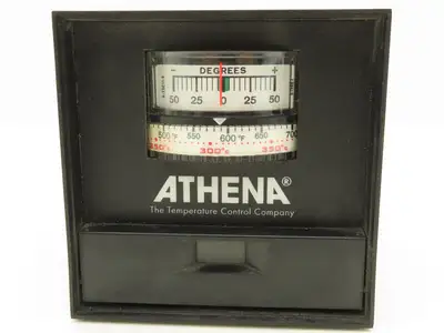 Athena 2000-B-0-0-08F 0-800F Analog Temperature Controller 120-240VAC 1PH
