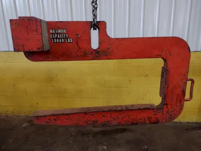 10,000 LBS 5 TON X 48" BUSHMAN C HOOK COIL LIFTER: STOCK 17144