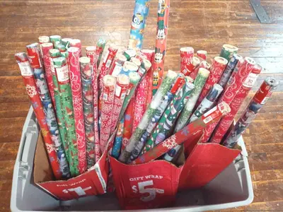 Huge lot of Variety Christmas Wrapping Paper