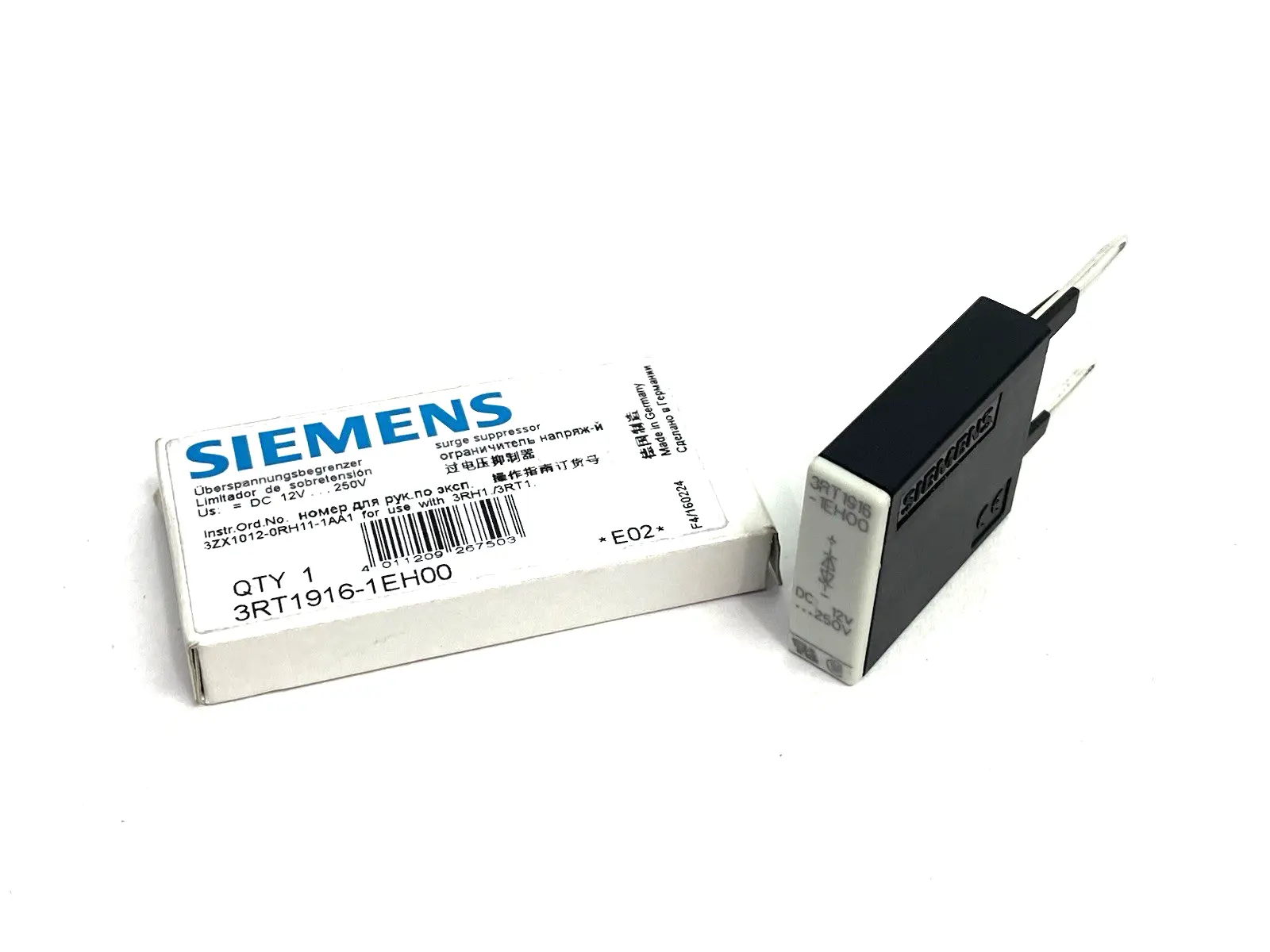 New | in-Stock Siemens Surge Suppressor Diode Combination 12-250VDC Surge Protectors Michigan US | Maverick Industrial Sales #1401204