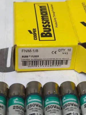 New | in-Stock COOPER BUSSMANN FNM-1/8 Miscellaneous Equipment (Electrical & Power) Ohio US | Surplus Asset Holdings #1235712
