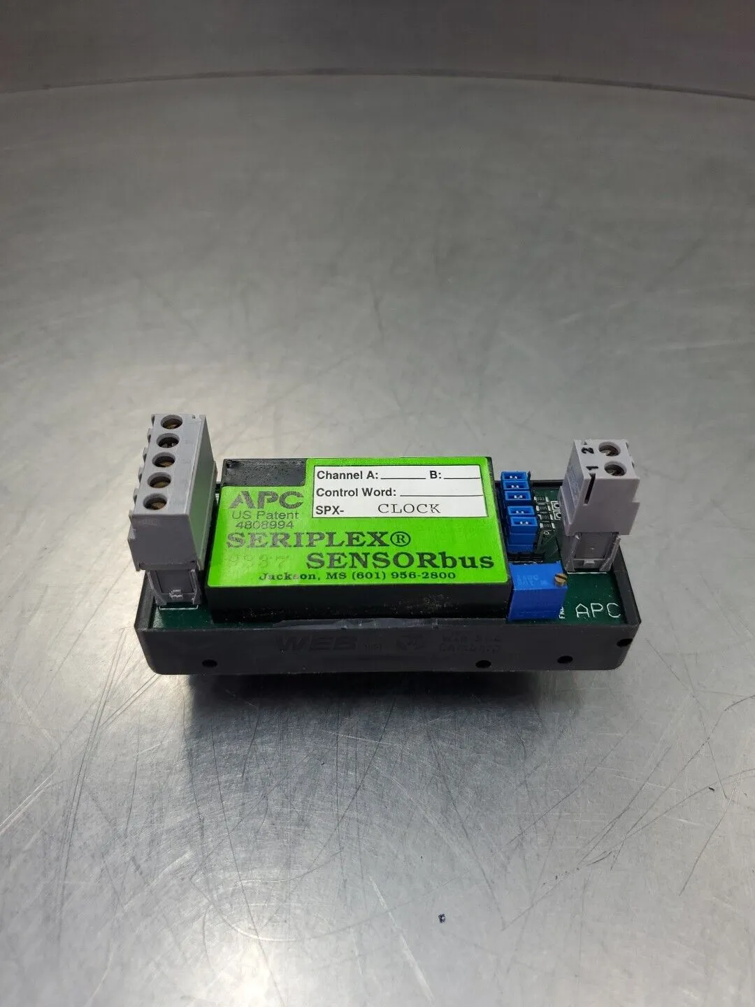 APC SPX-CLOCK SERIPLEX SENSORbus I/O Module Control Bus. 4E-35