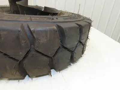 Steller Powerlifter 6.9016.00.9 NHS Pneumatic Air Forklift Traction Tire Black