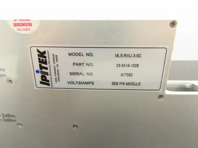 IPITEK MLS-RXU-3-SC LSM Receiver RF Coax-Laser Optical 03-5519-1008