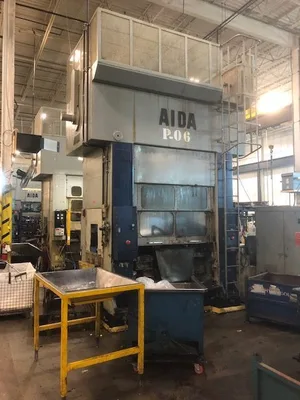 AIDA, TWO POINT, STRAIGHT SIDE, LINK MOTION PRESS 220 Ton capacity, MODEL PMX-L2-200-UJ