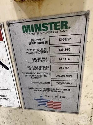USED 2007 MINSTER MRH20-38S / MSH30-32-7