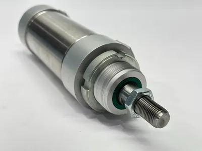 DSNU-63-80-P-A, 196013 | Festo DSNU-63-80-P-A Round-Body Cylinder 63mm Bore, 80mm Stroke 196013 - New Other