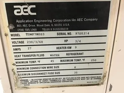 USED AEC TDWF7M0S3