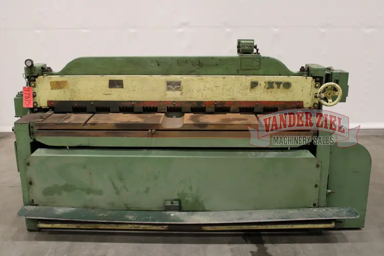 Used PEXTO 14-U-6G Sheet Metal Shears Michigan US | Vander Ziel Machinery Sales #483387