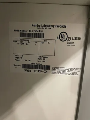 Kendro Revco REL7504A18 78.8 cu.ft Triple Door Upright Refrigerator