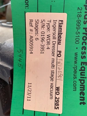 USED Ingersoll Dresser WDR-4