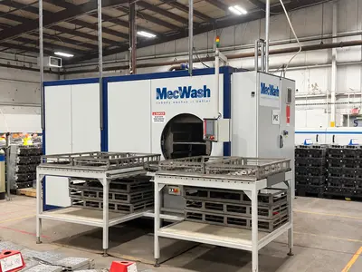 2022 MECWASH MAXI 1200 Rotary Basket Washer | Benchmark Machine Tools (1)