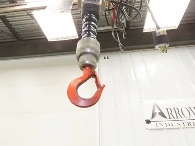 Harrington ED525DA 1/4 Ton 525lb Electric Chain Hoist 5' Lift 10-44FPM 1Ph 115V