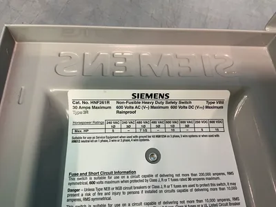USED SIEMENS HNF261R