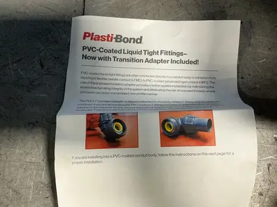 Used PLASTIBOND PR5342 Electrical Fittings Ohio US | HGR 24 #1345142